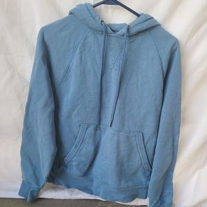 champion hoodie blue size small